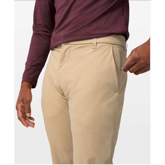 Lululemon Commission Pant 31 Classic Warpstreme Golf Athleticwear M5987T (32x35) - Picture 2 of 13